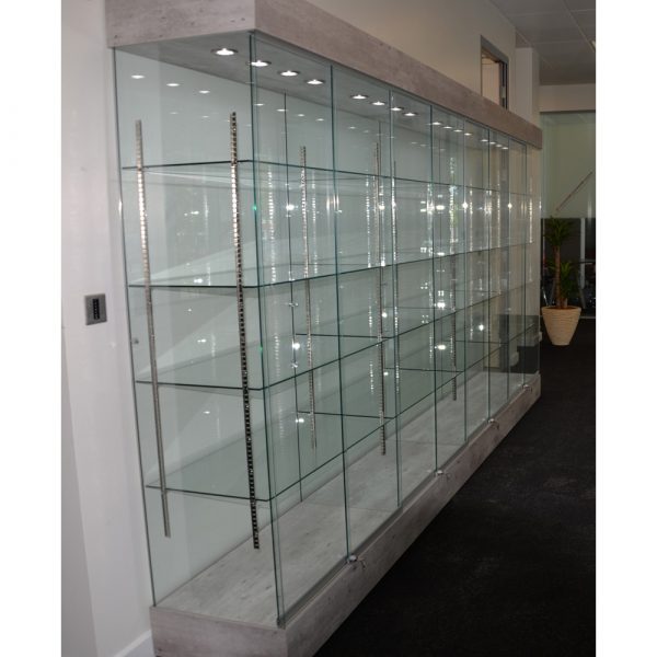 glass display cabinet