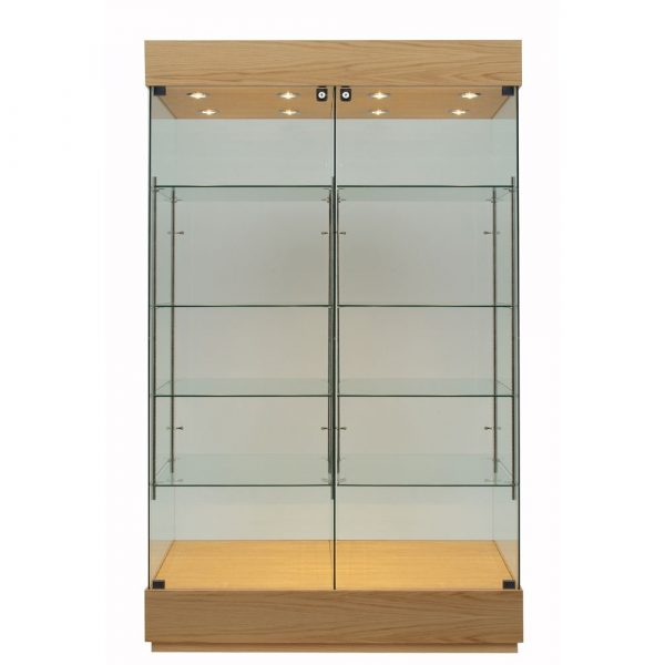 Double-bay Glass Trophy Cabinet
