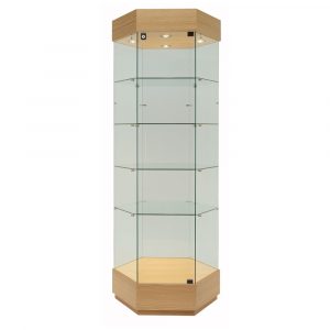 glass display cabinet