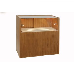 JC12/5 TIMBER JEWELLERY COUNTER