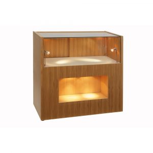 JC12/5B Timber Jewellery counter with display