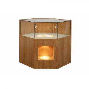 JCA Glass Display Counter With Display