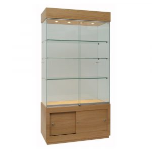 SS1000C GLASS DISPLAY TROPHY CABINET