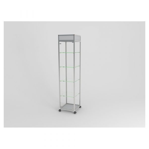 EDGE 11 ALUMINIUM DISPLAY CABINET