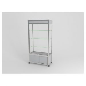 EDGE 15 ALUMINIUM DISPLAY CABINET