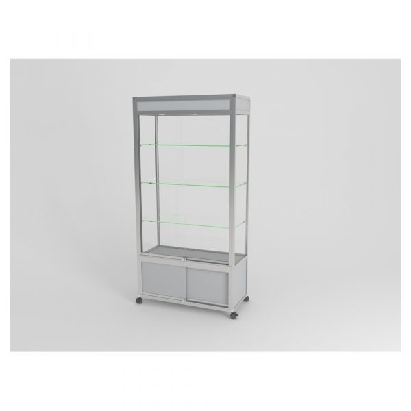 EDGE 15 ALUMINIUM DISPLAY CABINET