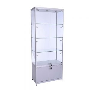 aluminium display cabinet