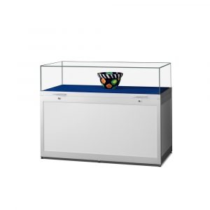 Table Display Case 1000 With Storage Cupboard