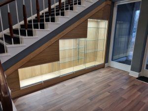 Bespoke Glass display cabinets