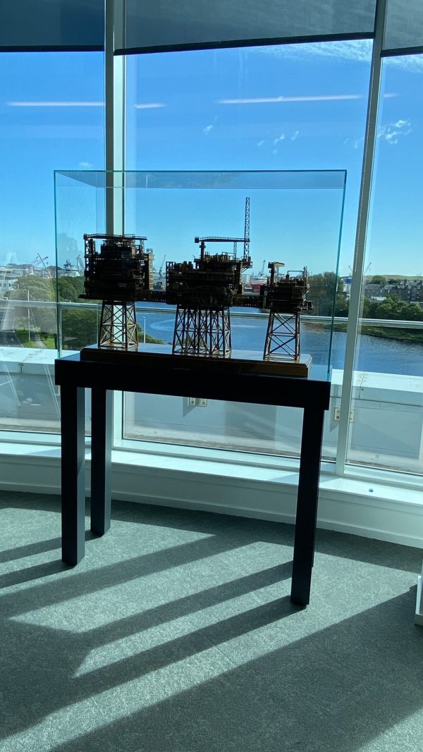 Model ship display cases