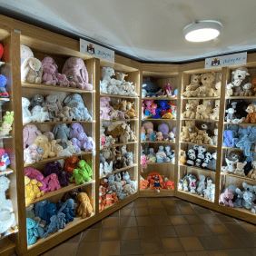 Colorful product showcase